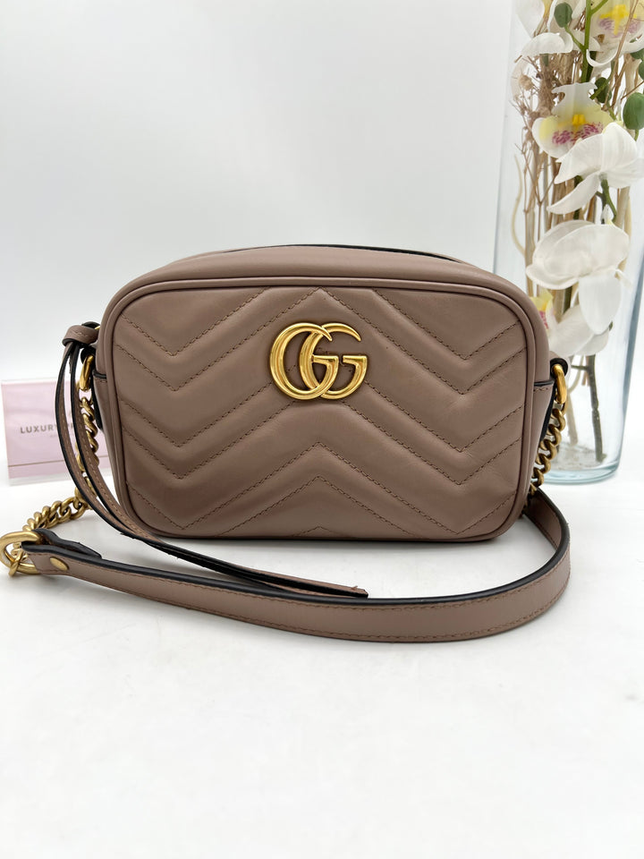 GUCCI MARMONT CAMERA QUILTED MINI