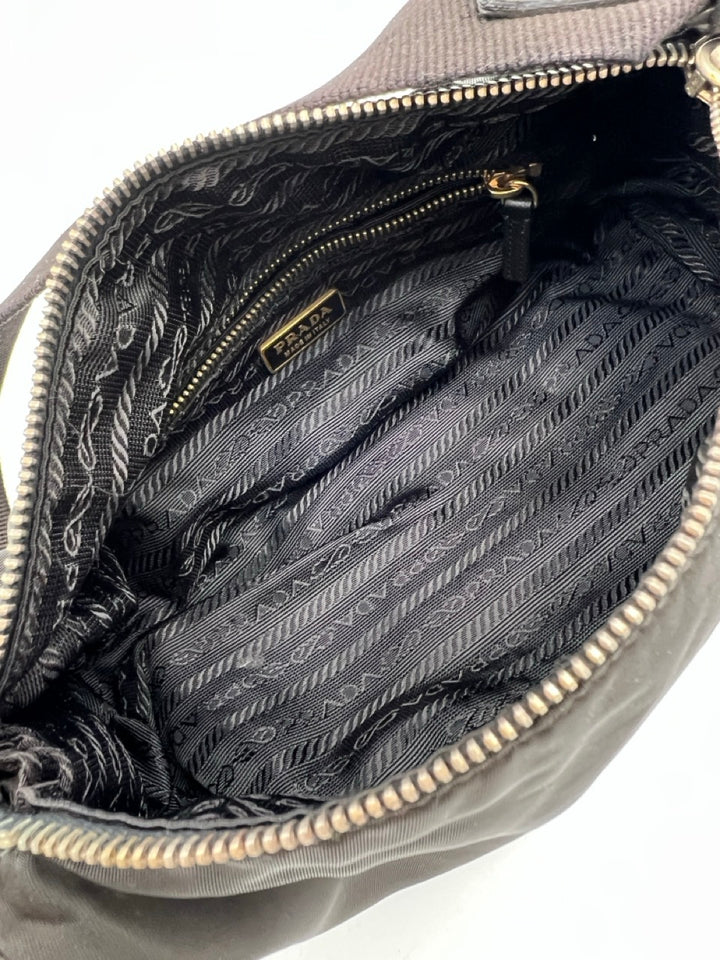 PRADA QUILTED NYLON SHOULDER BAG