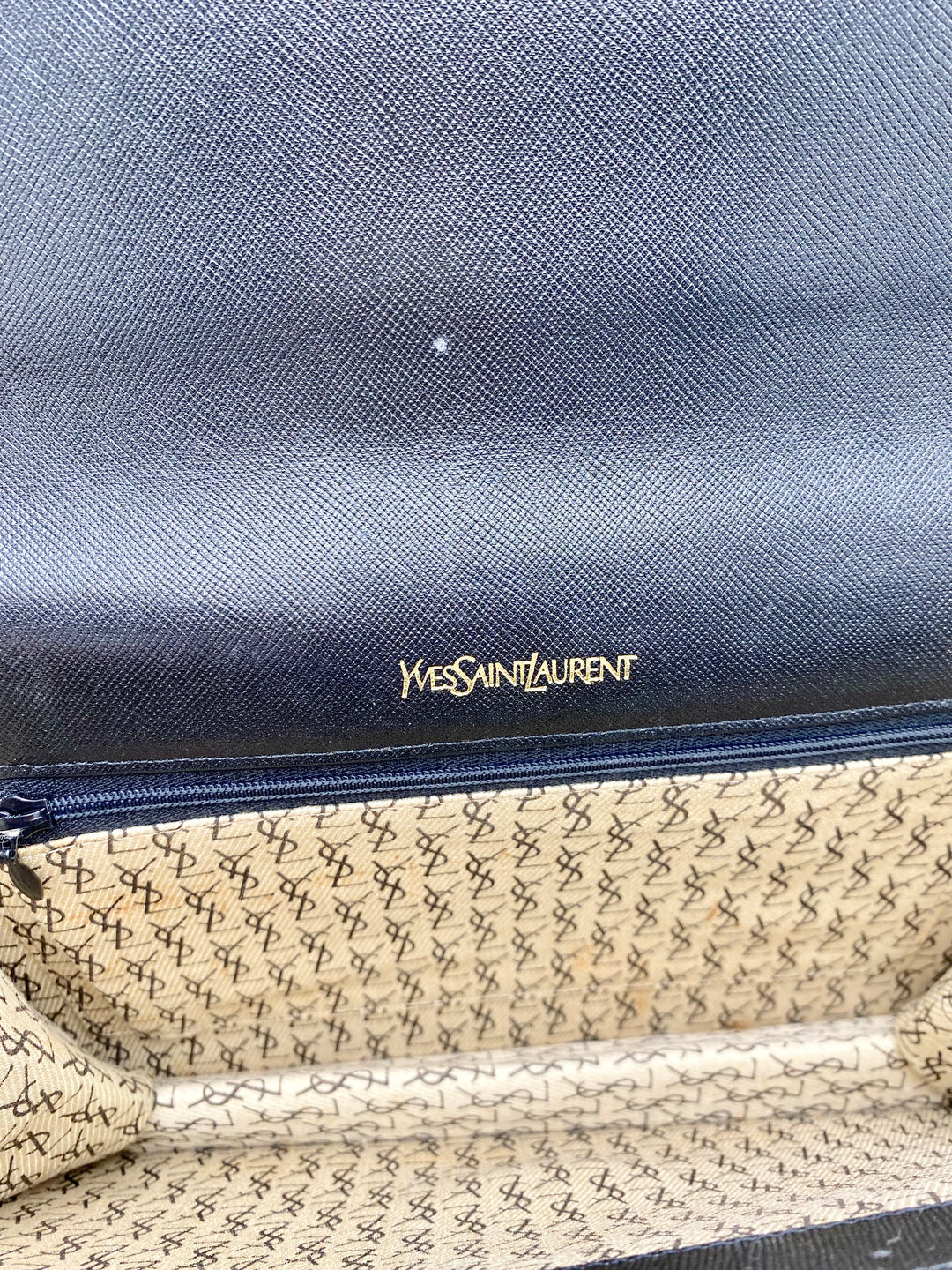 YVES SAINT LAURENT YSL VINTAGE CLUTCH