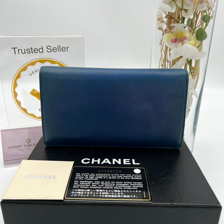 CHANEL BI FOLD CAVAIR NO 16 WALLET