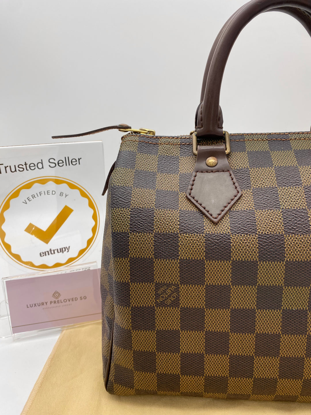 LOUIS VUITTON SPEEDY 25 DAMIER EBENE