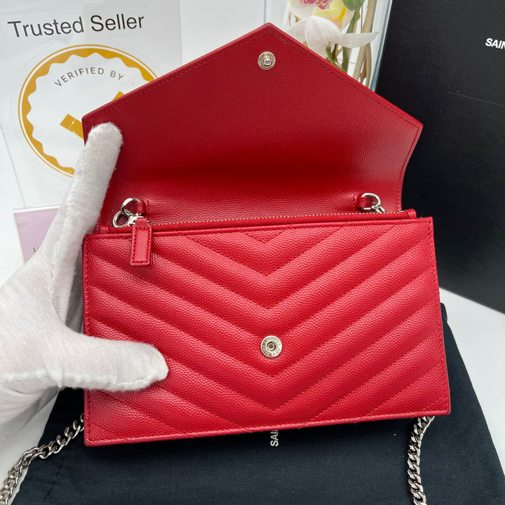 YVES SAINT LAURENT MONOGRAM ENVELOPE WOC