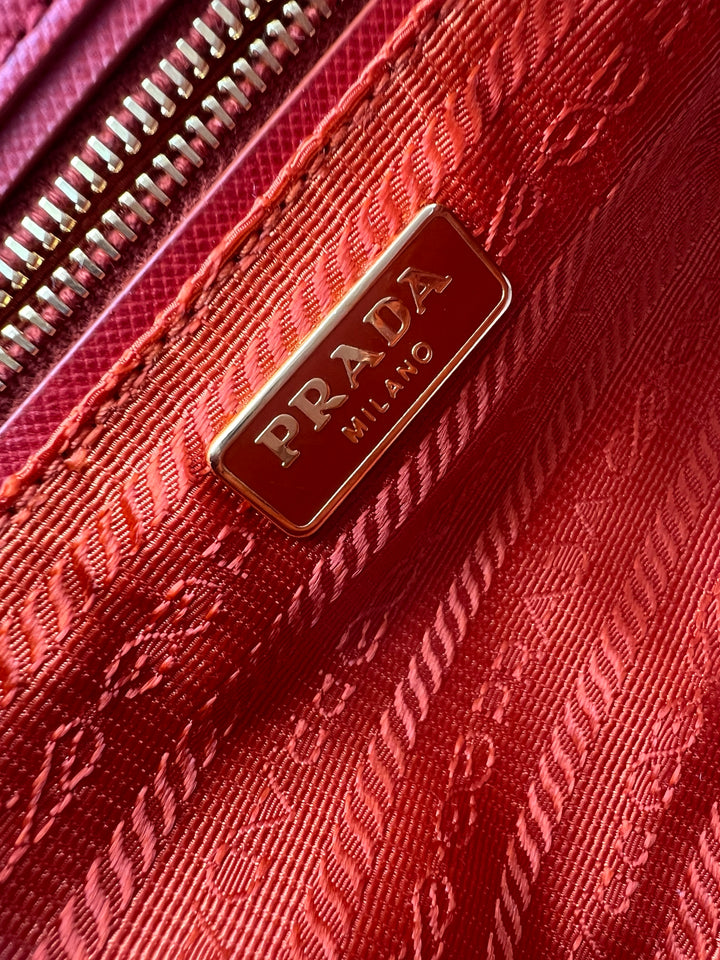 PRADA QUILTED NYLON CHAIN BAG