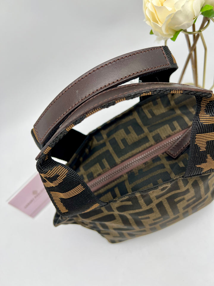 FENDI CANVAS SMAL HANDBAG