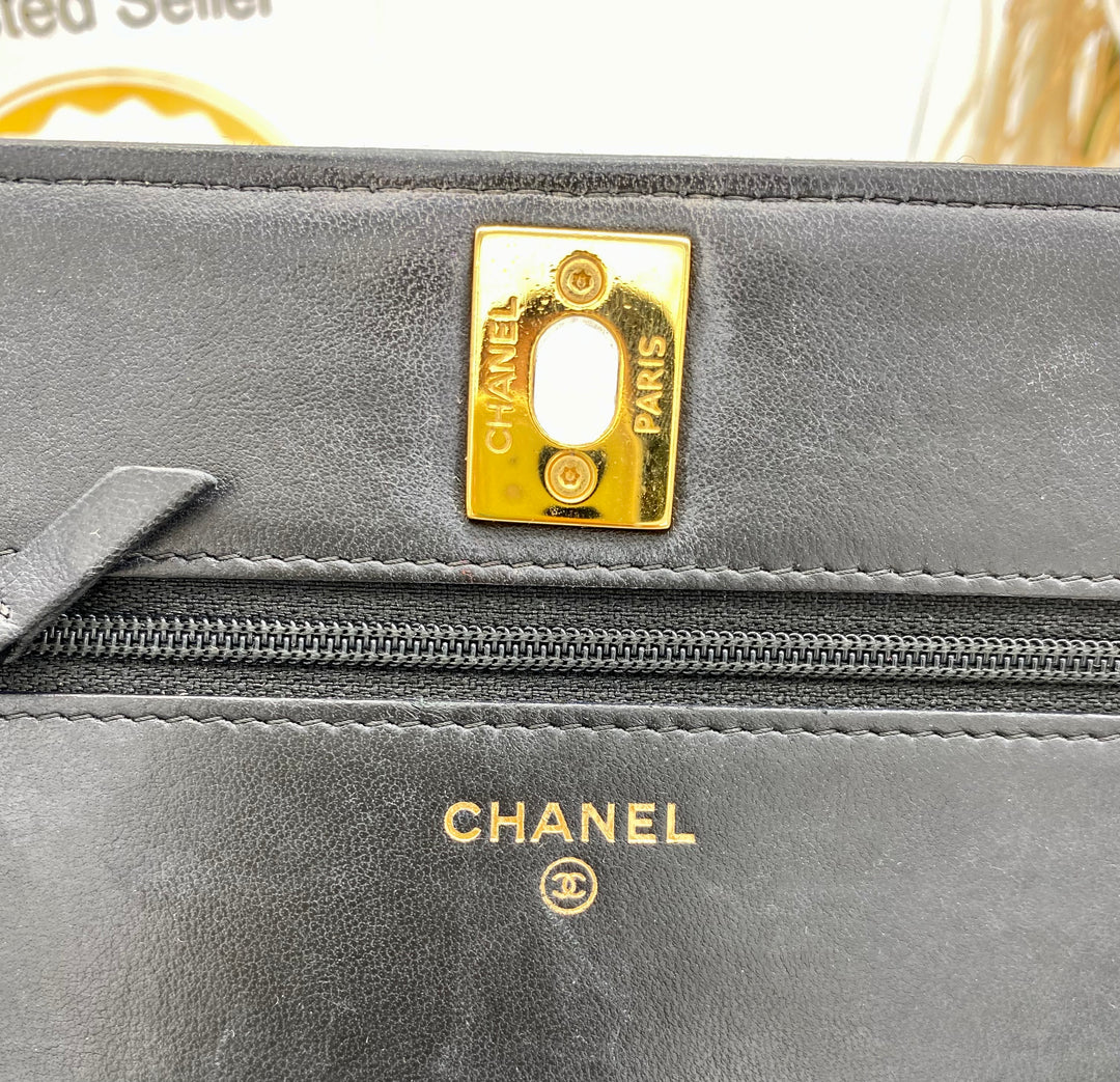 CHANEL TRENDY JERSEY WALLET ON CHAIN