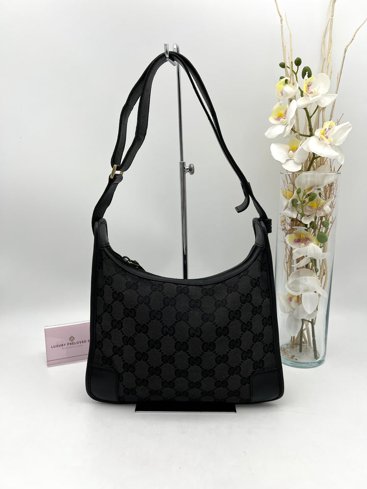 GUCCI GG CANVAS HOBO SHOULDER BAG BAG