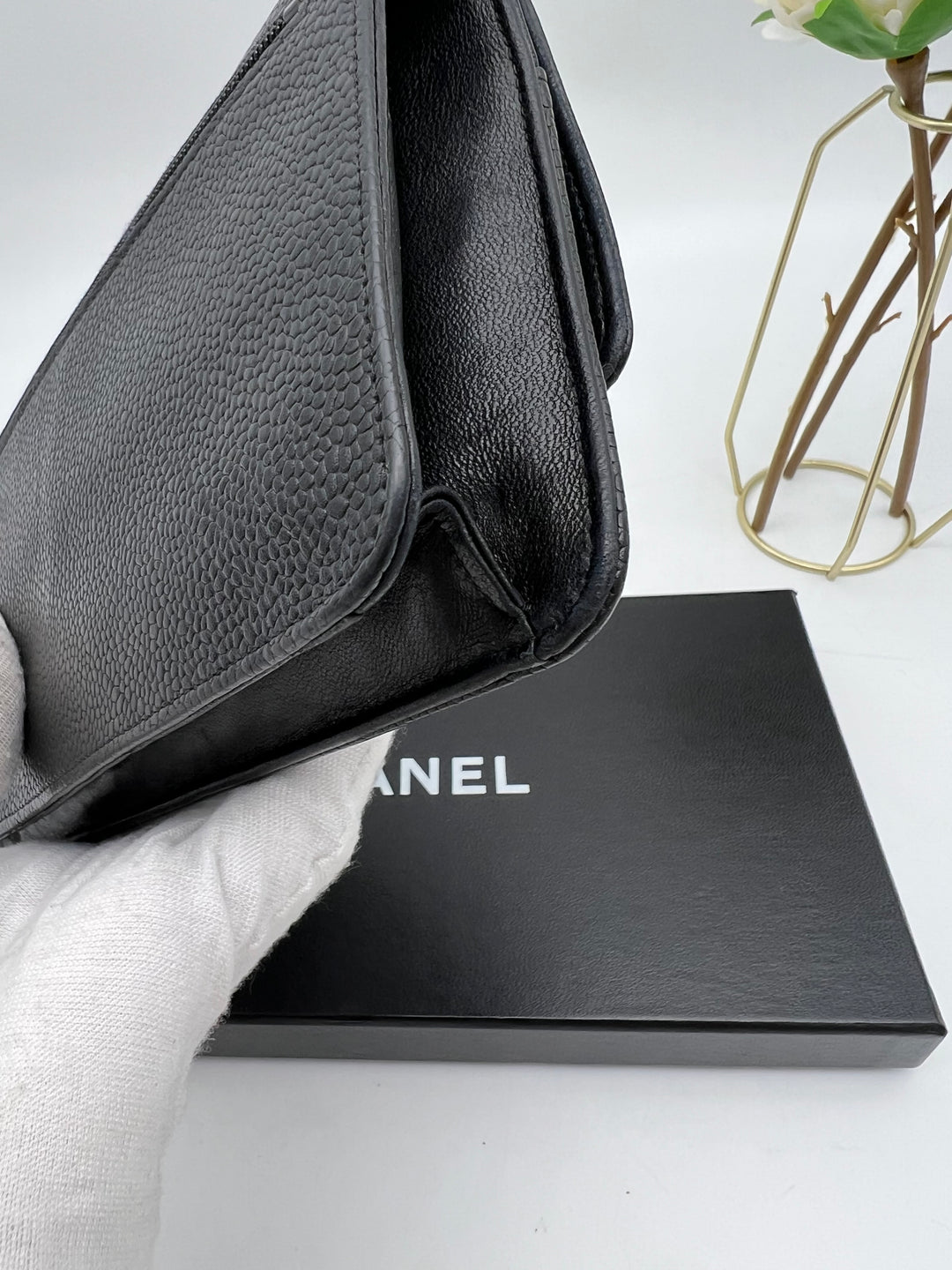 CHANEL CAVIAR TIMELESS CLUTCH