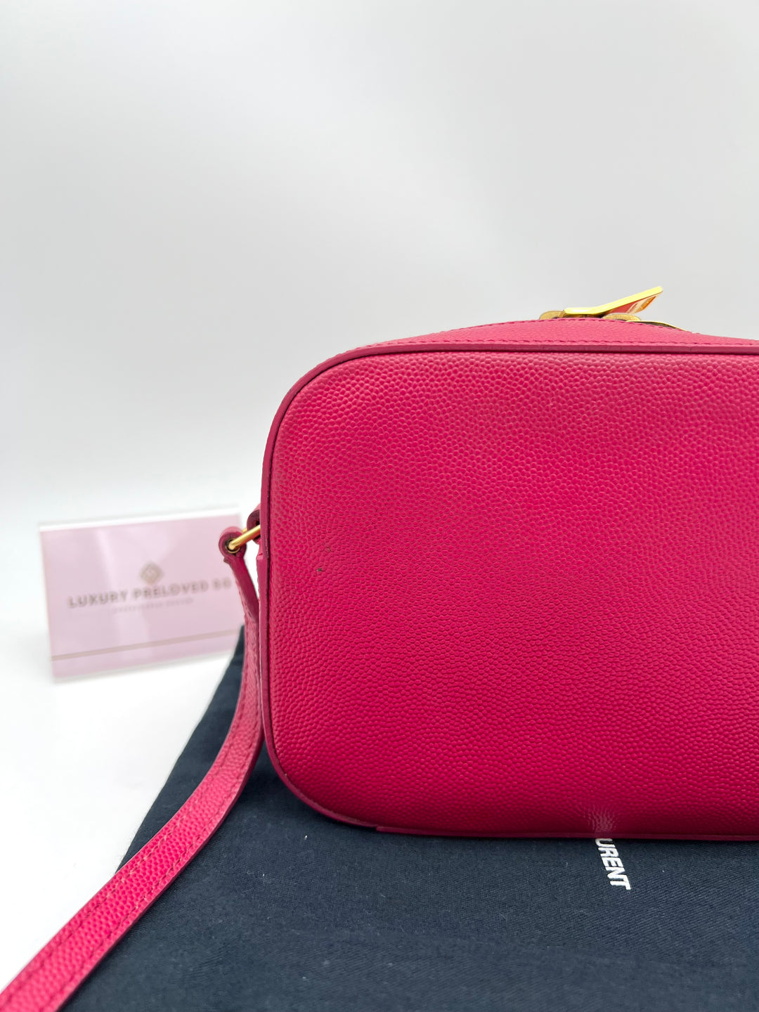 YVES SAINT LAURENT CLASSIC LOU MONOGRAM CAMERA BAG
