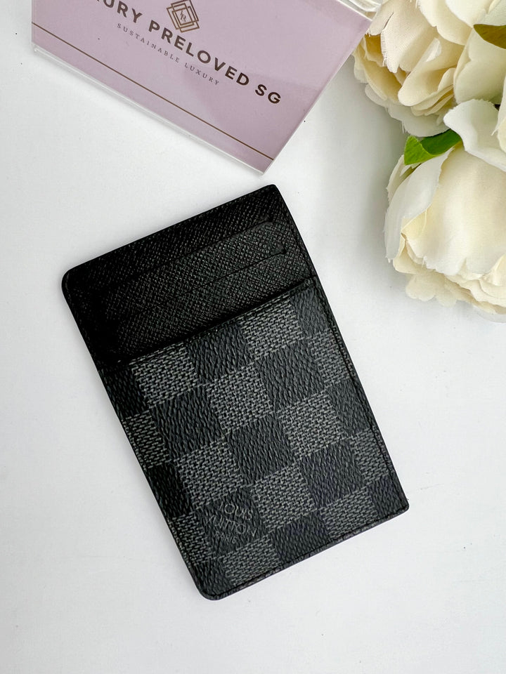 LOUIS VUITTON  GRAPHITE NEO PORTE CARTE CARD CASE