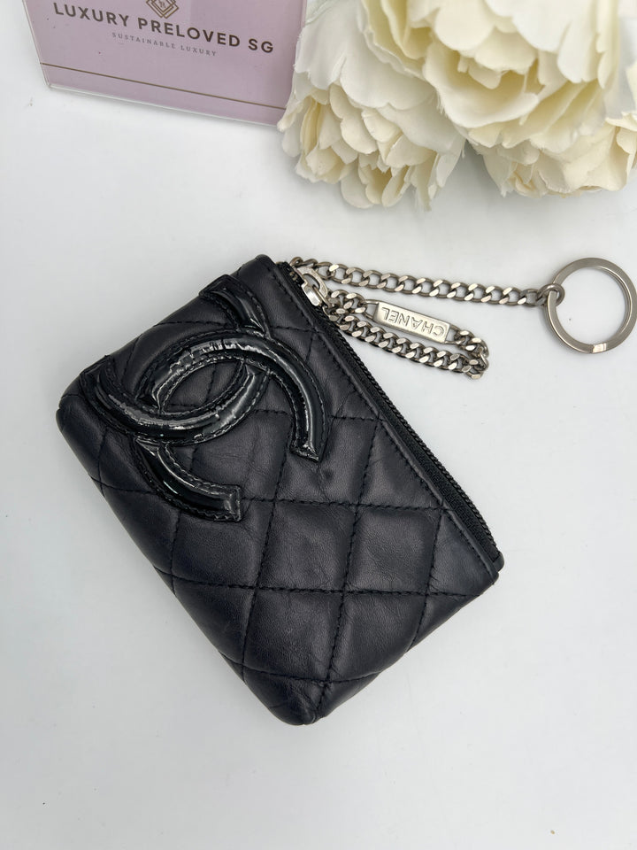 CHANEL CAMBON KEY/COIN POUCH