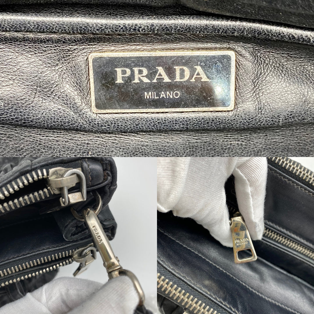 PRADA GUAFRE LEATHER 2 WAY BAG