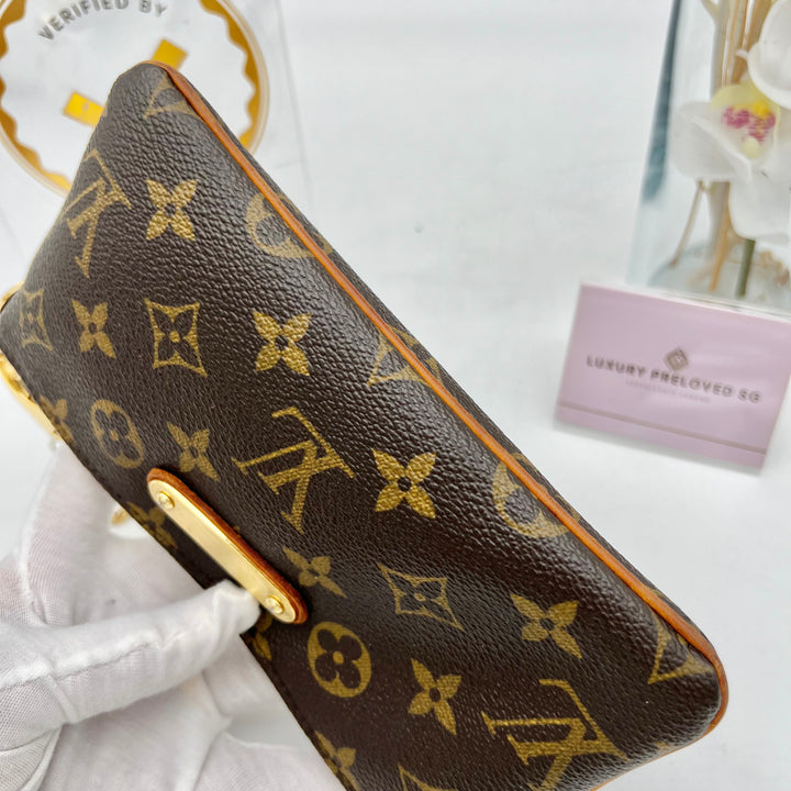 LOUIS VUITTON MILLA MM POCHETTE MONOGRAM