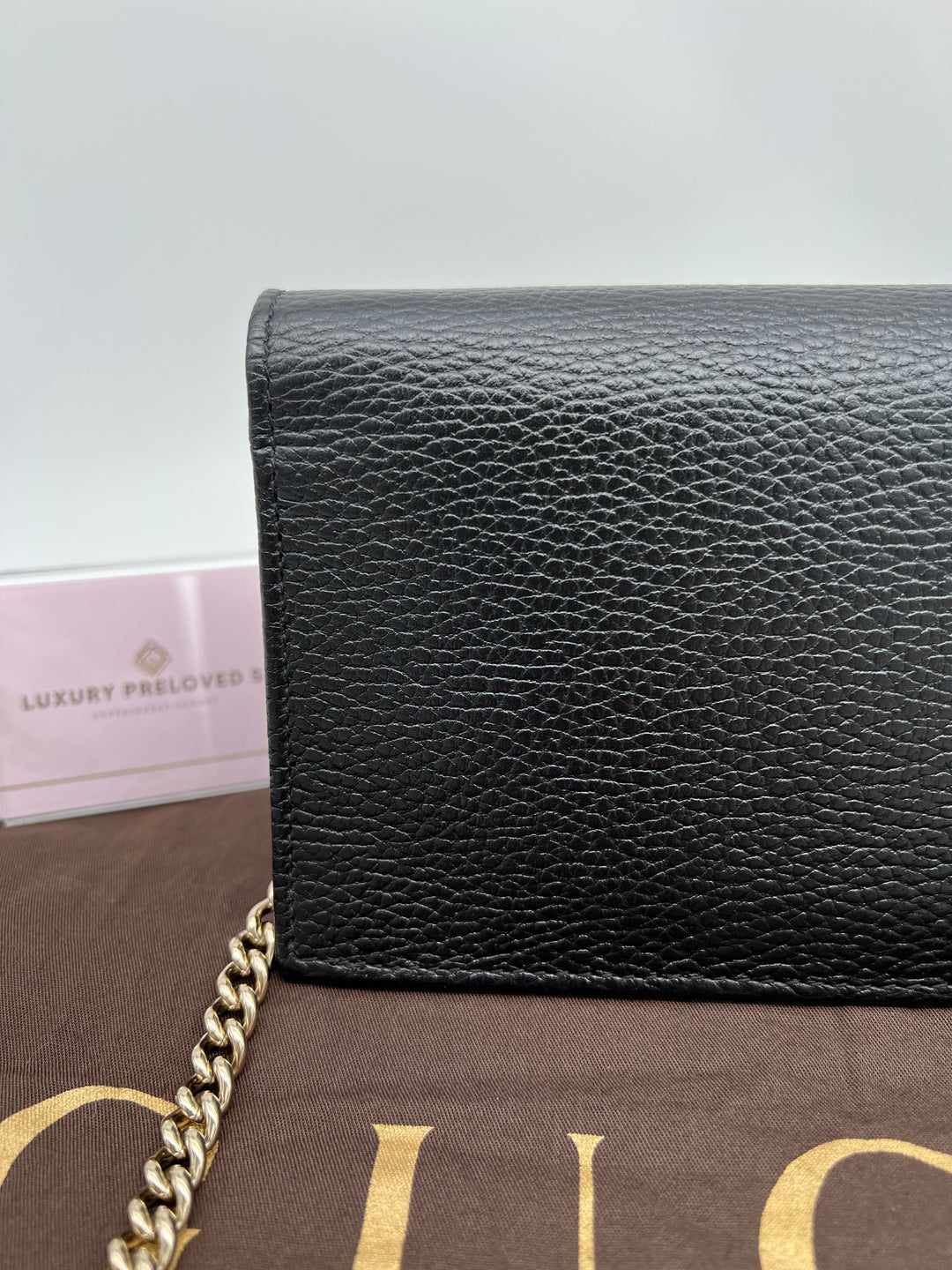 GUCCI CALFSKIN INTERLOCKING WOC