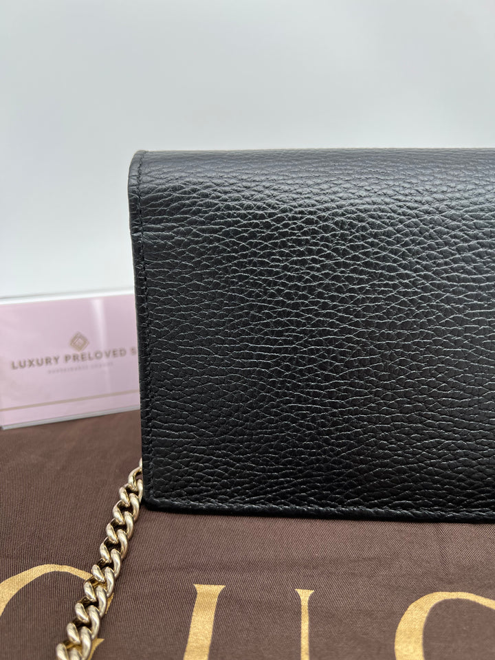 GUCCI CALFSKIN INTERLOCKING WOC