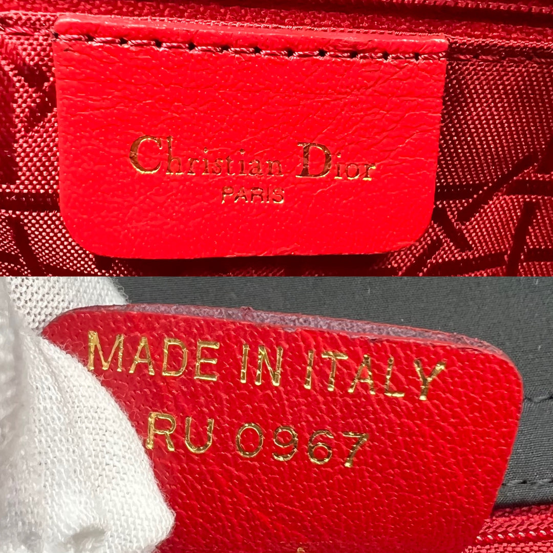 CHRISTIAN DIOR VINTAGE CANNAGE SHOULDER BAG