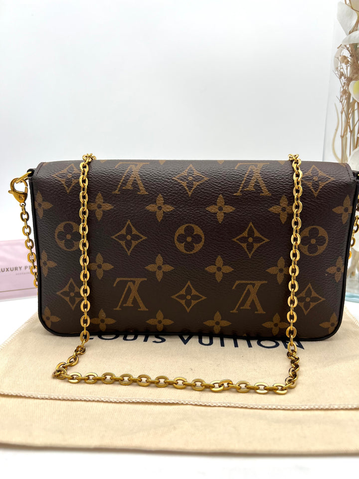 LOUIS VUITTON FELICIE DAMIER EBENE