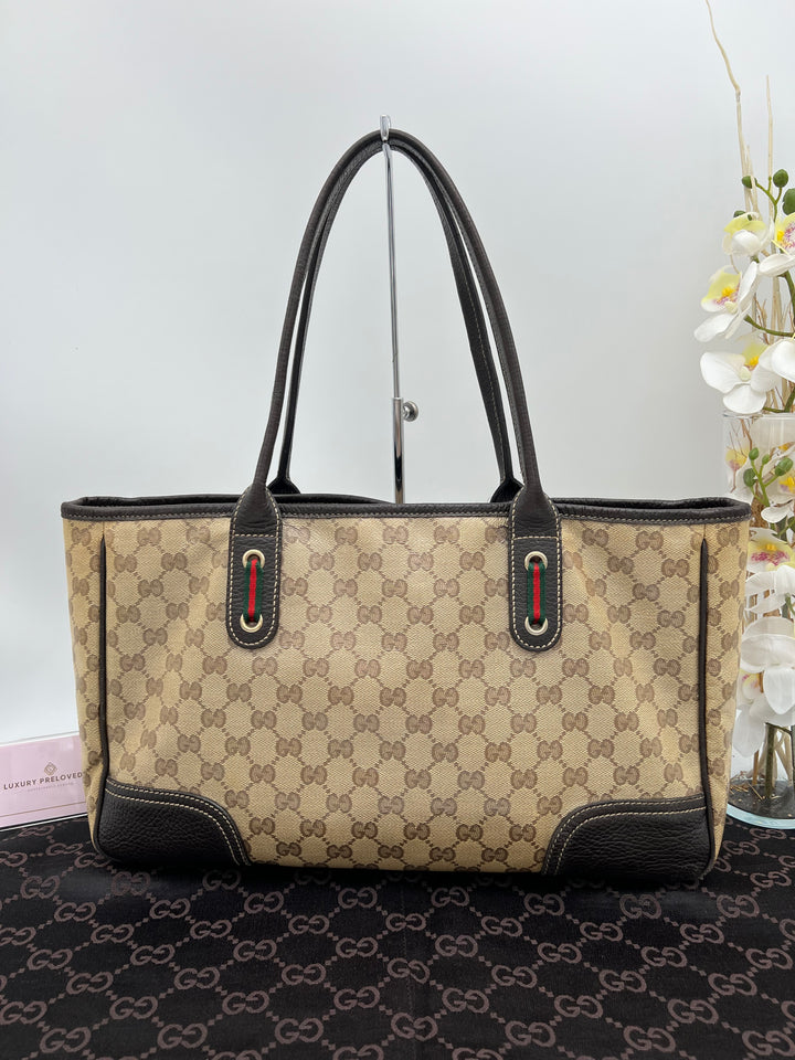 GUCCI GG MONOGRAM TOTE PVC