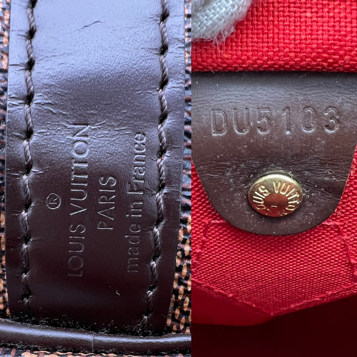 LOUIS VUITTON BANDOULIERE 30 DAMIER EBENE