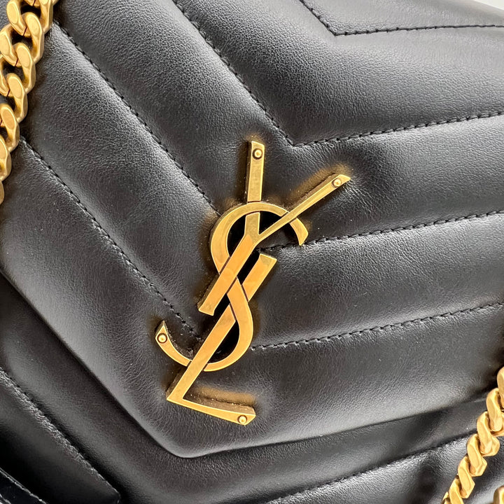 YVES SAINT LAURENT Y CALFSKIN QUILTED MONOGRAM