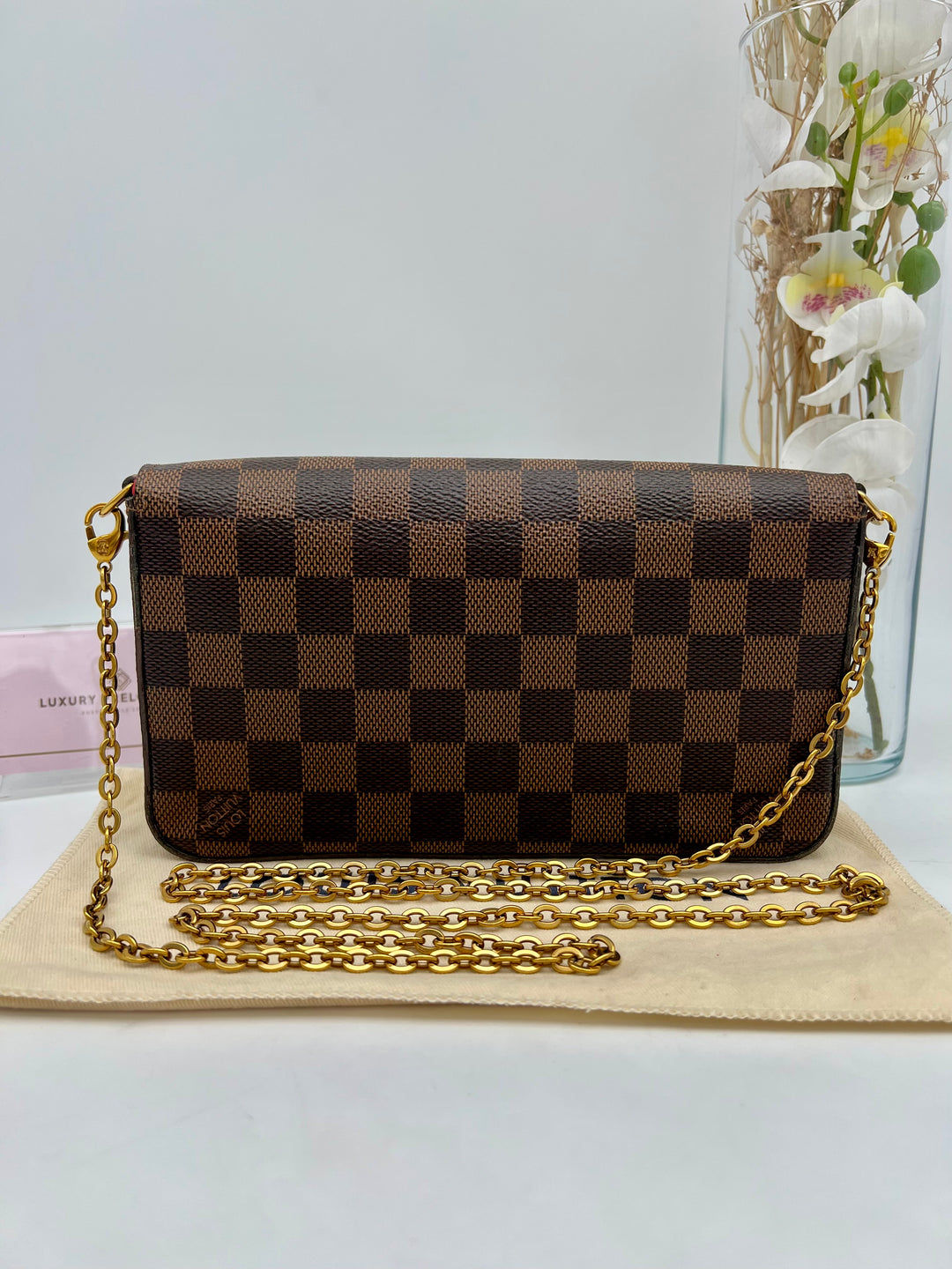 LOUIS VUITTON FELICIE DAMIER EBENE