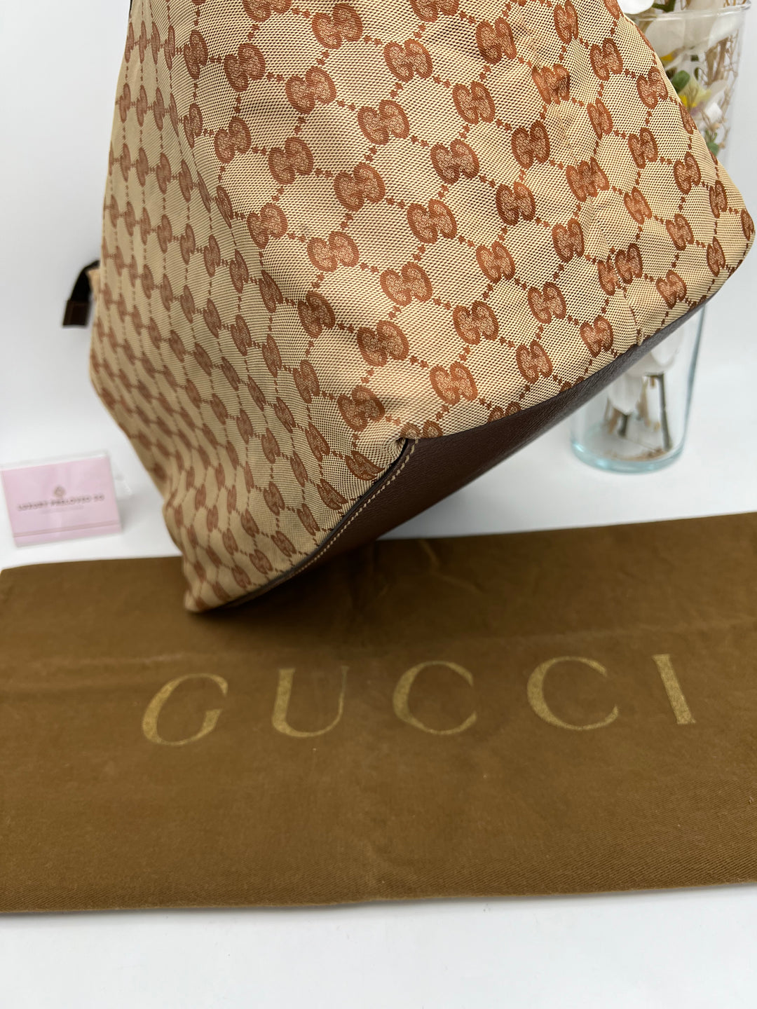 GUCCI OPHIDIA CANVAS TOTE BAG
