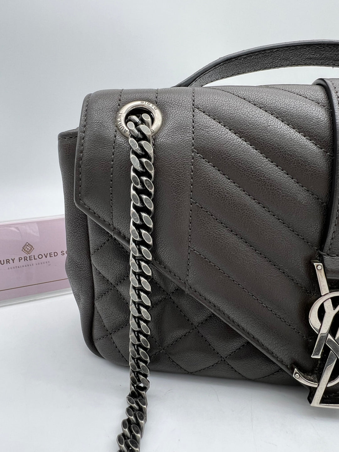 YVES SAINT LAURENT QUILTED ENVELOPE SHW BAG