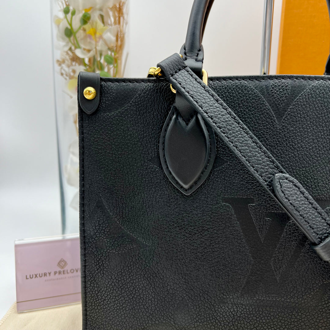 LOUIS VUITTON ON THE GO PM EMPREINTE