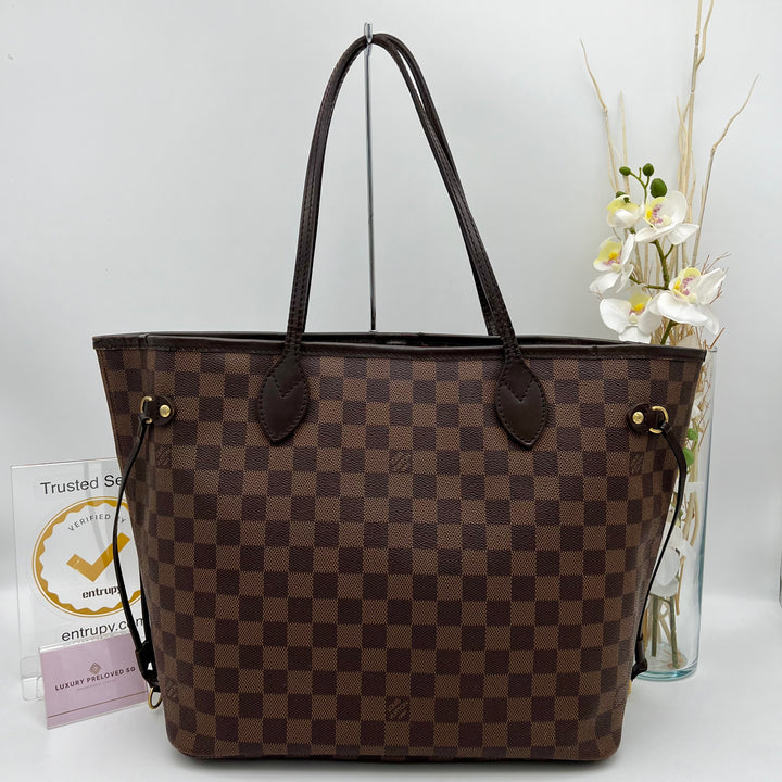 LOUIS VUITTON NEVERFULL MM DAMIER EBENE