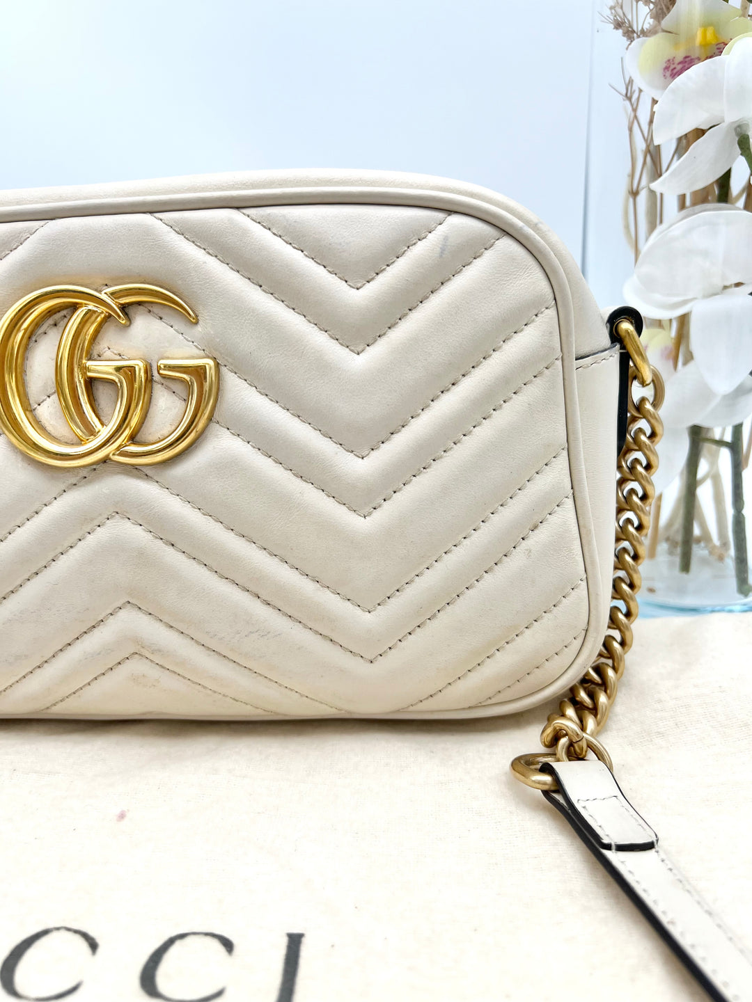 GUCCI MARMONT CAMERA QUILTED SMALL