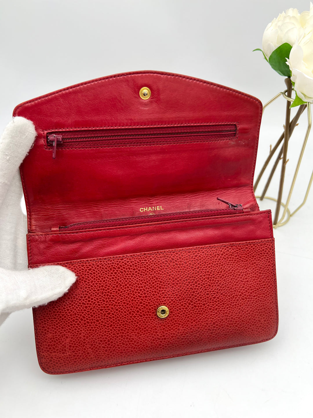 CHANEL CAVIAR TIMELESS CLUTCH