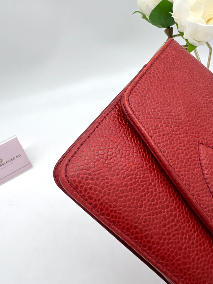 CHANEL CAVIAR TIMELESS CLUTCH