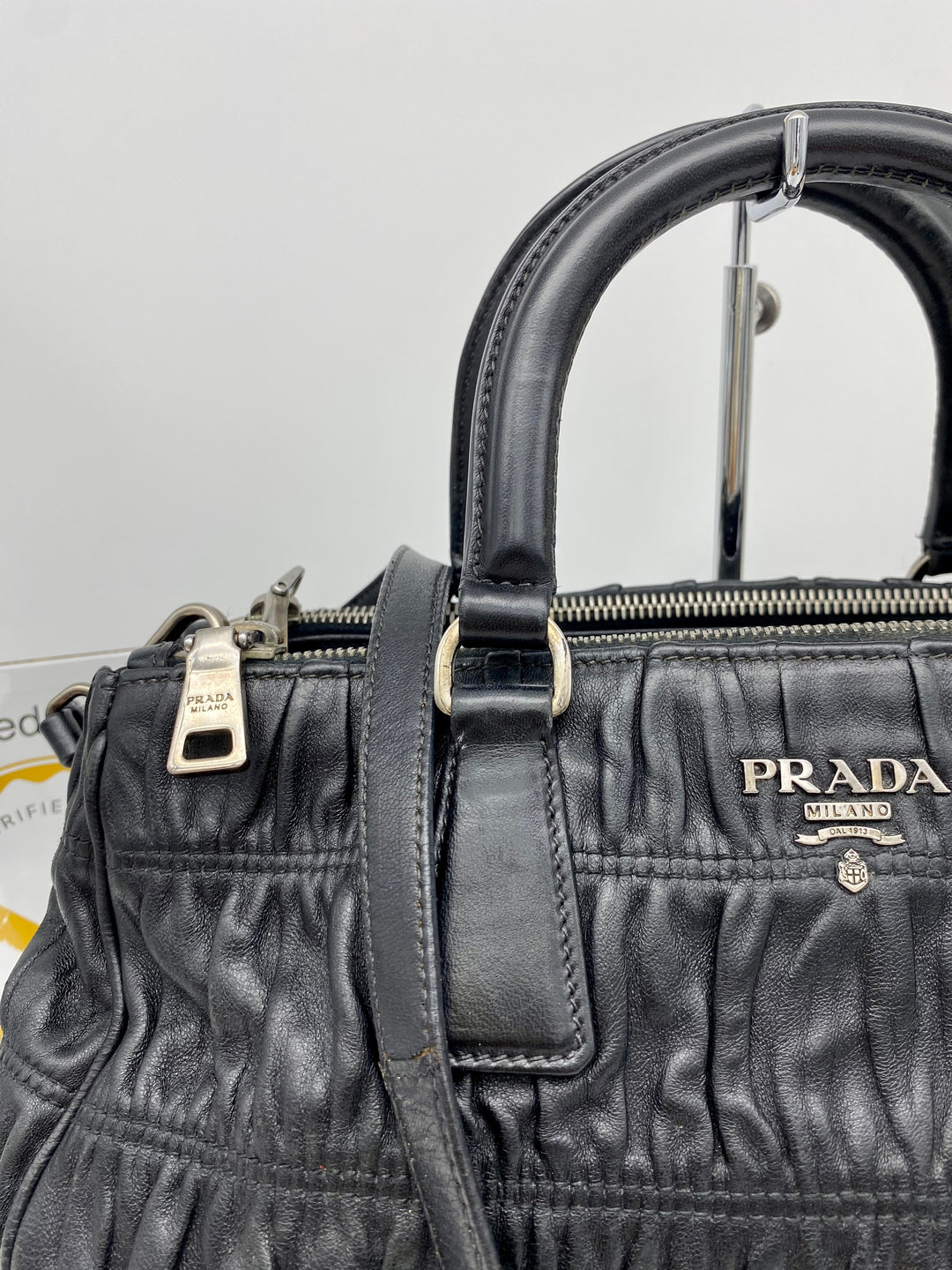 PRADA GUAFRE LEATHER 2 WAY BAG