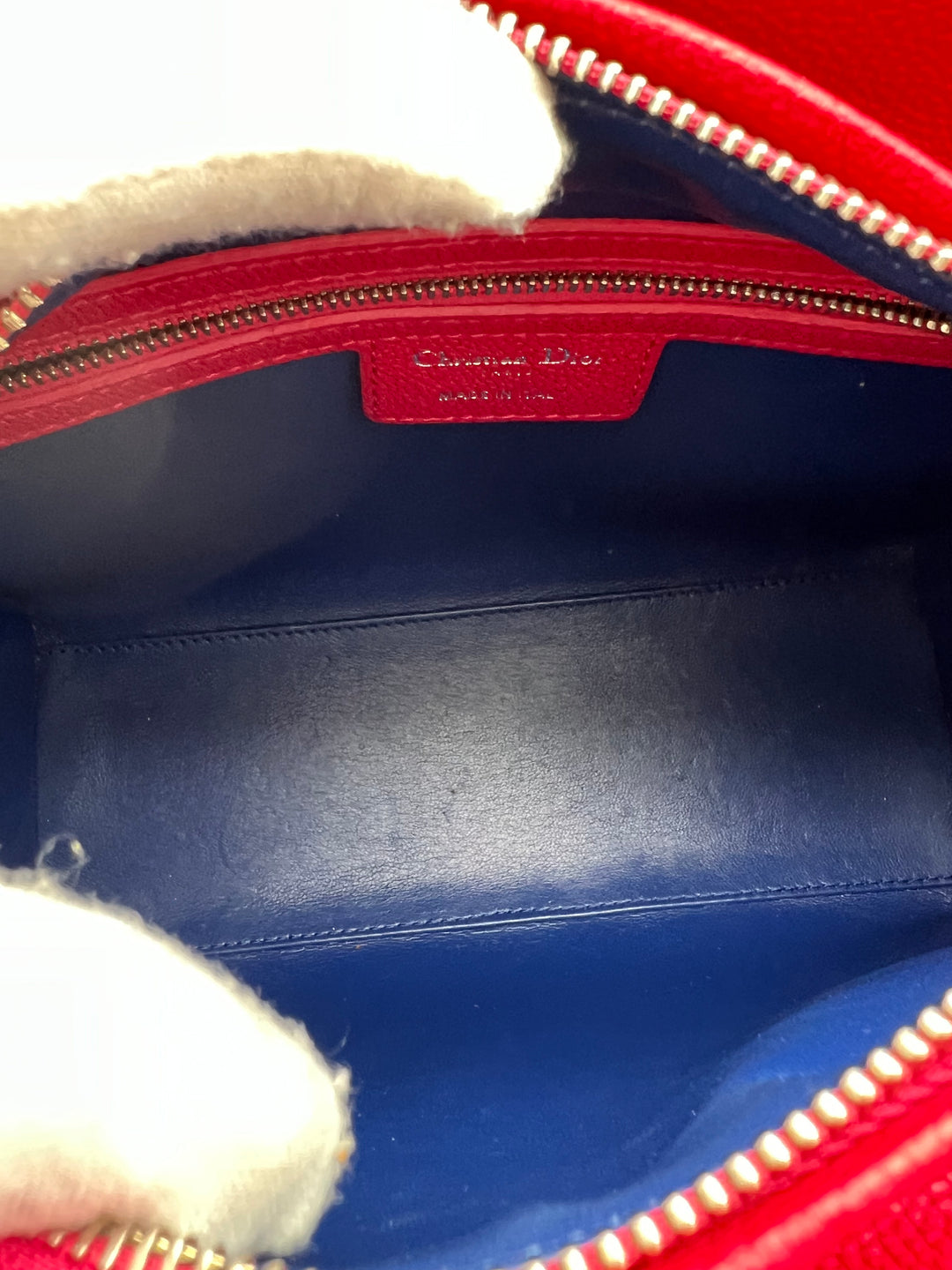 CHRISTIAN DIOR LADY DIOR MEDIUM GRAINED LEATHER