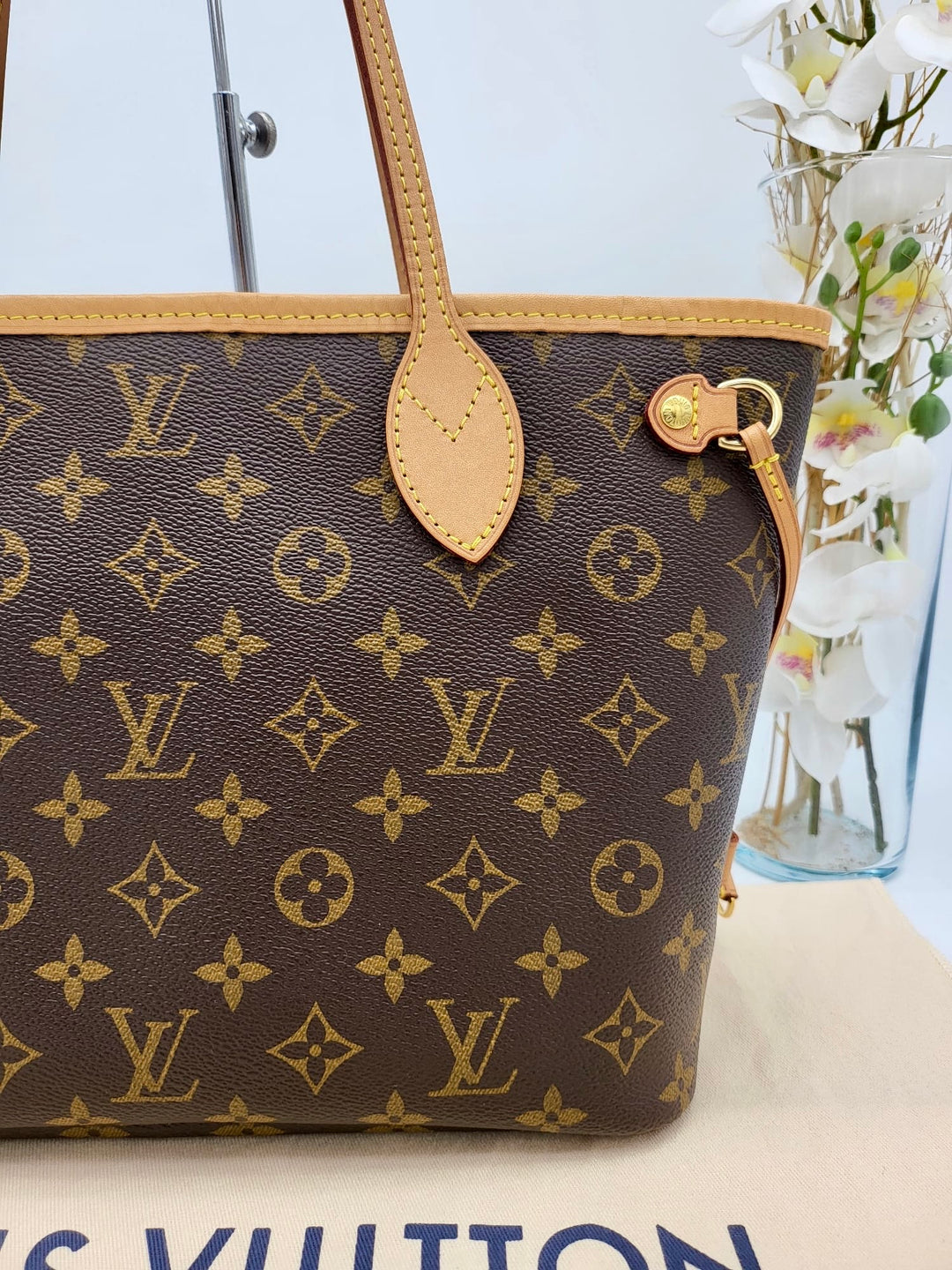 LOUIS VUITTON NEVERFULL PM MONOGRAM W/POUCH