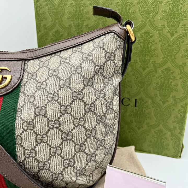 GUCCI PVC OPHIDIA SHOULDER BAG (NEW MODEL)