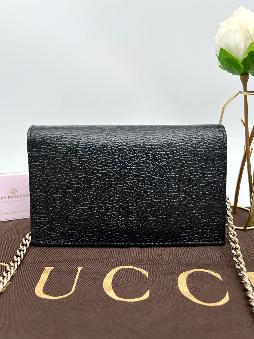 GUCCI CALFSKIN INTERLOCKING WOC