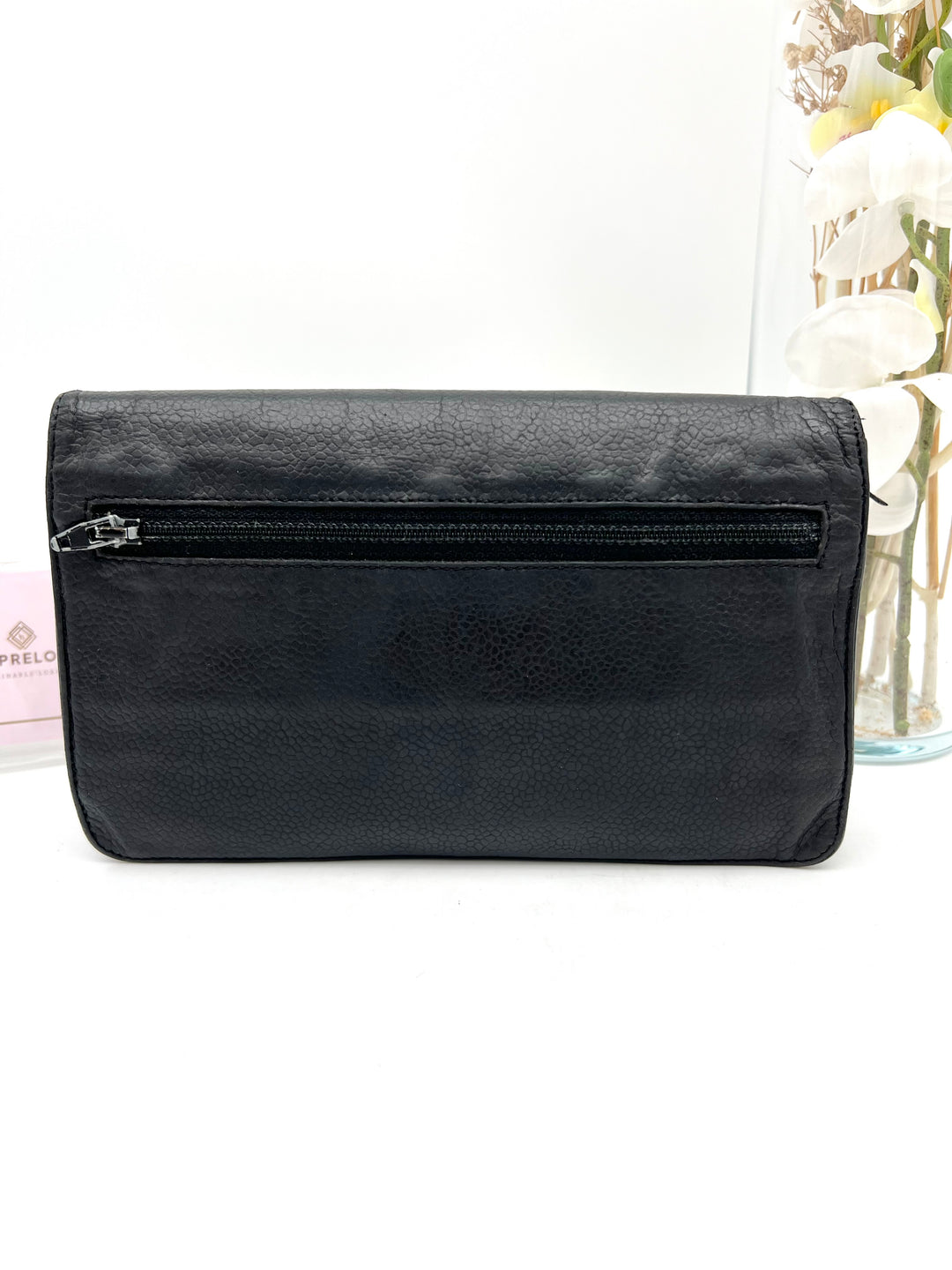 CHANEL LAMBSKIN TIMELESS CLUTCH