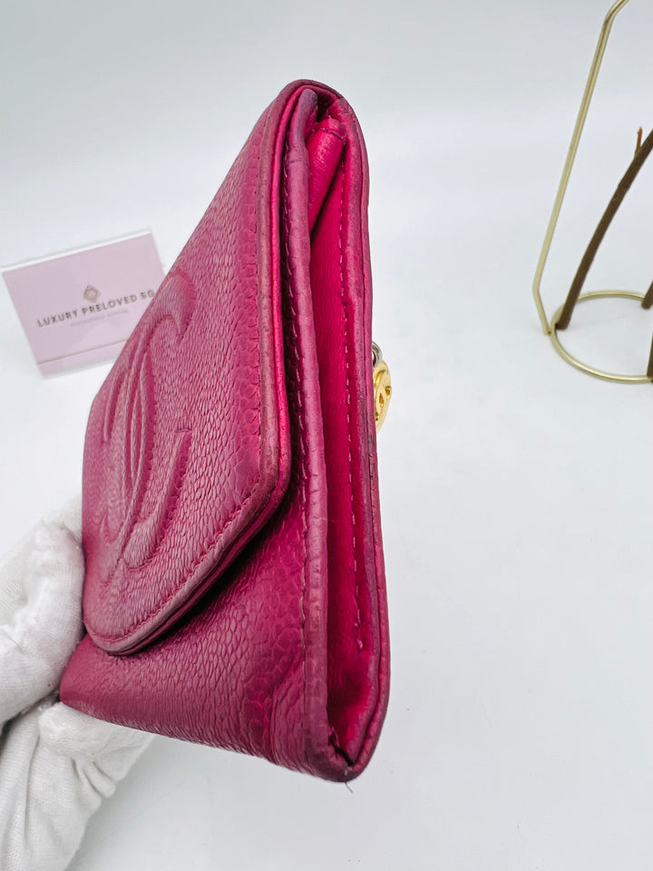 CHANEL CAVIAR TIMELESS WALLET