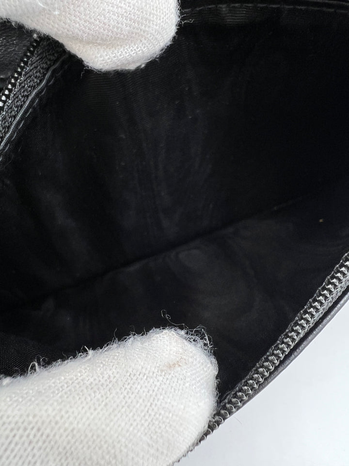 CHANEL TIMELESS WALLET ON CHAIN BLACK PATENT