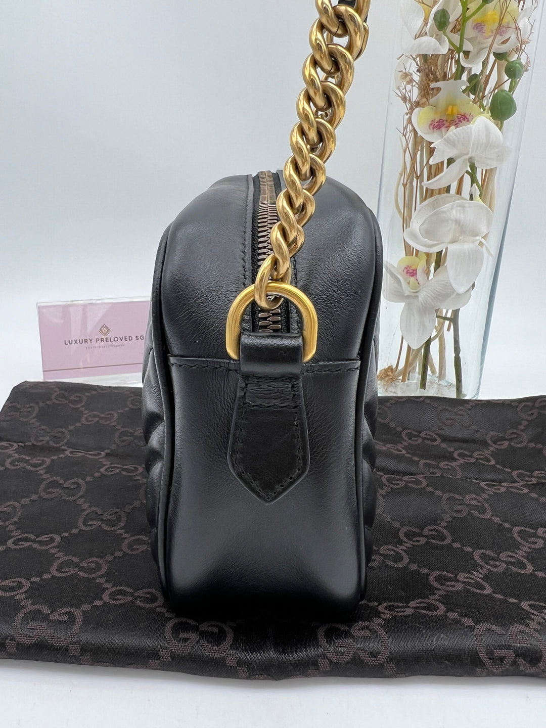 GUCCI MARMONT CAMERA QUILTED SMALL