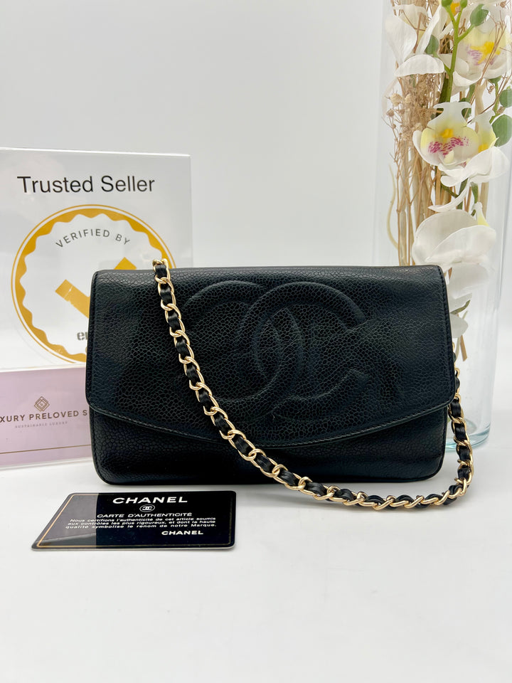 CHANEL CAVIAR TIMELESS CLUTCH