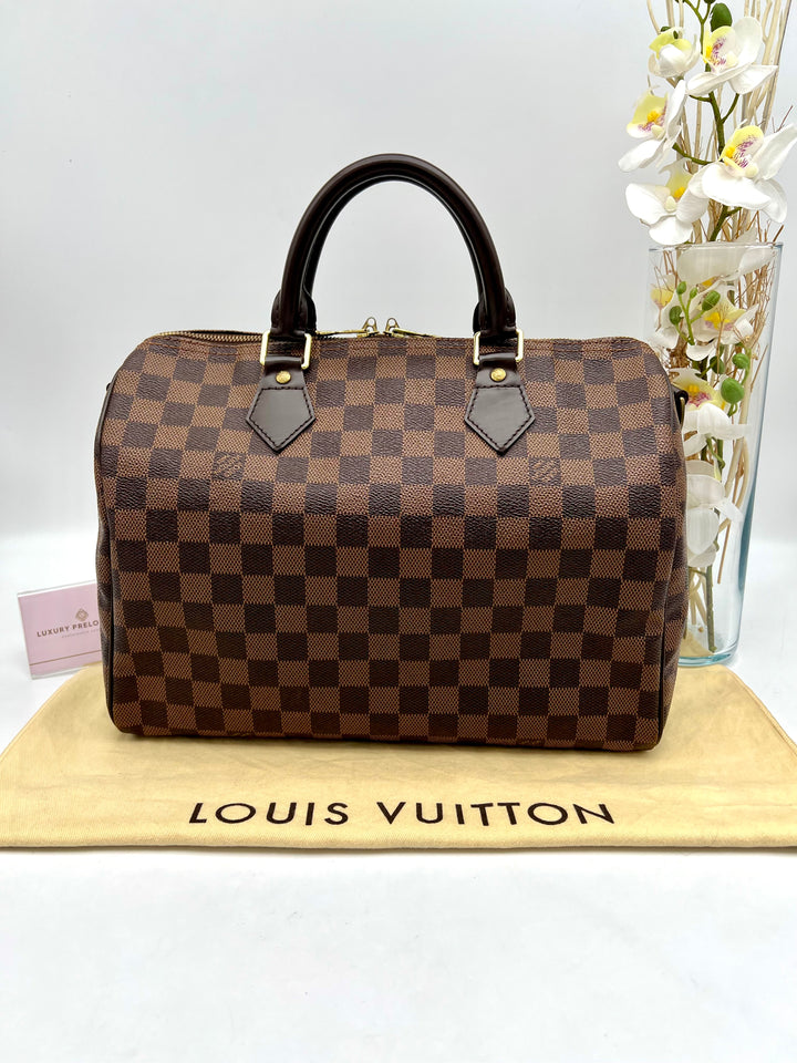 LOUIS VUITTON BANDOULIERE 30 DAMIER EBENE
