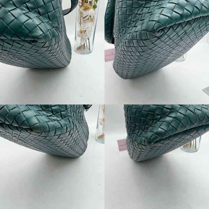 BOTTEGA VENETA INTRECCIATO WOVEN NAPPY SHOULDER BAH