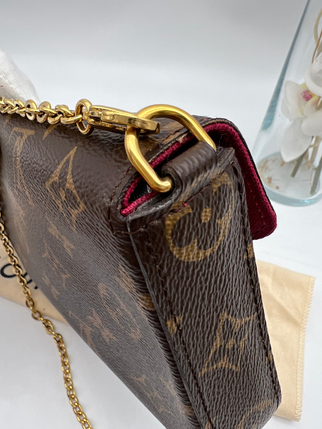 LOUIS VUITTON FELICIE MONOGRAM( RFID )