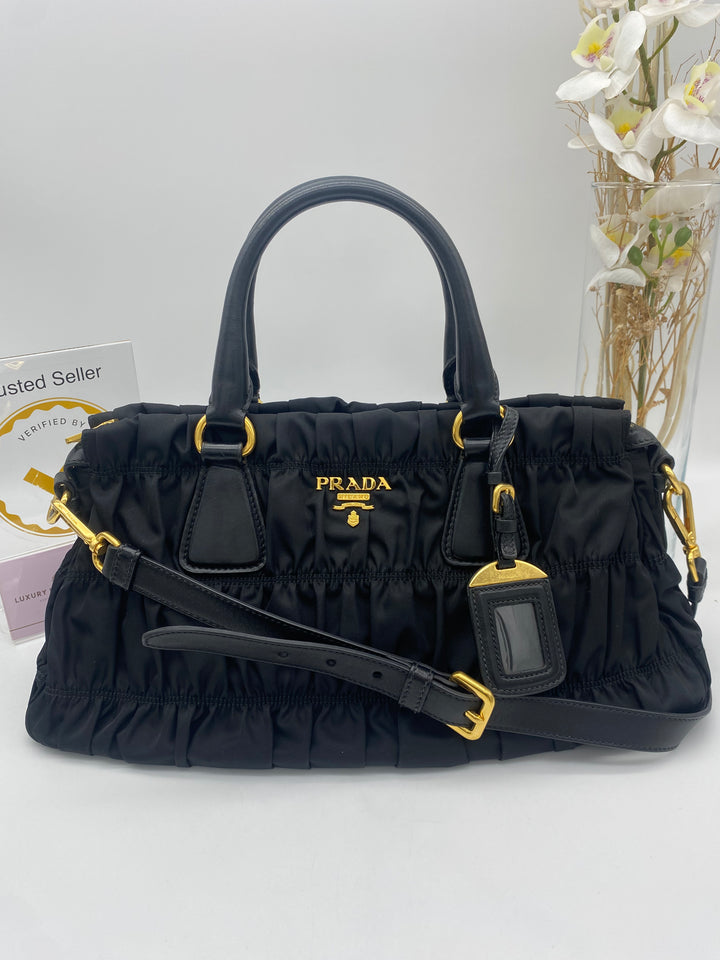 PRADA GAUFRE 2 WAY BAG