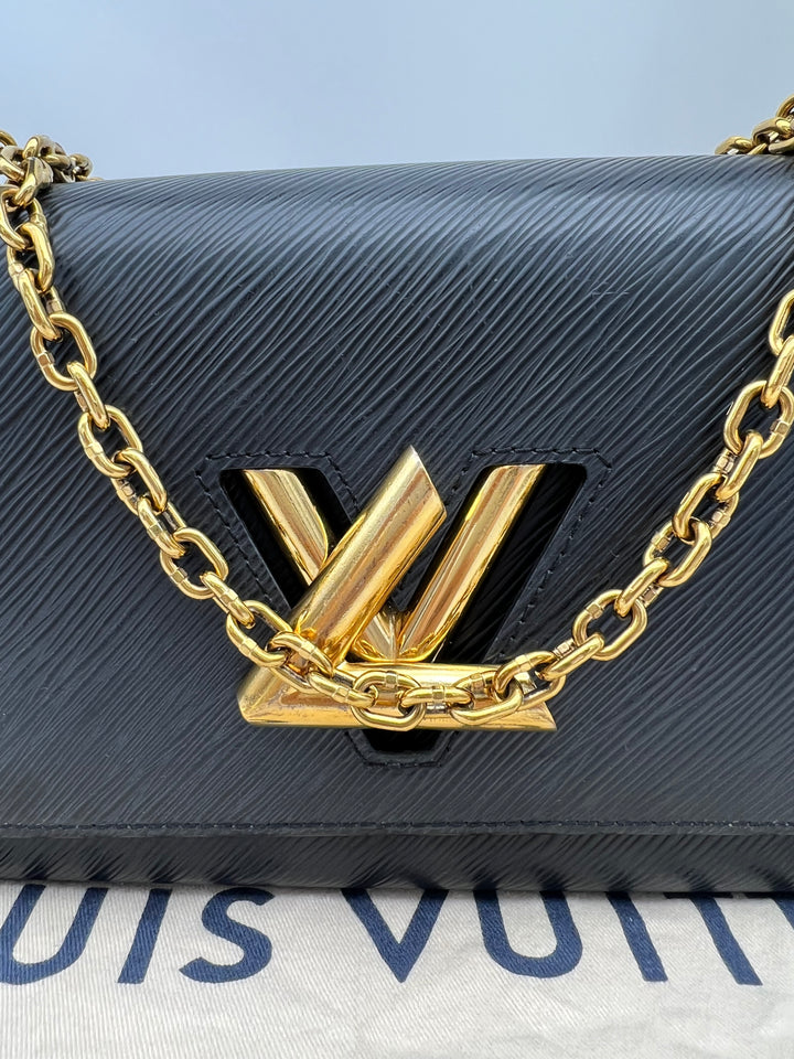 LOUIS VUITTON TWIST BLACK EPI GHW