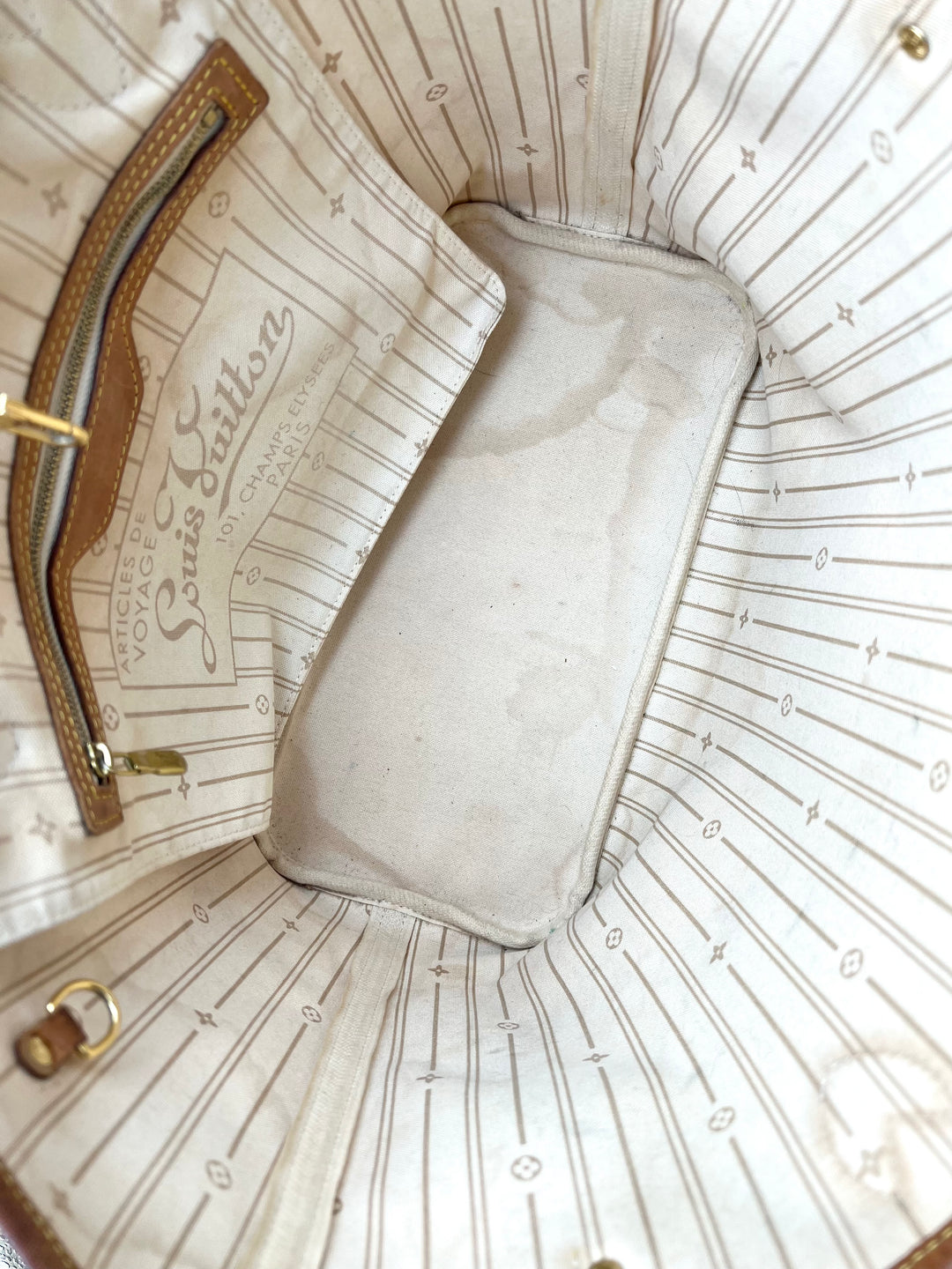 LOUIS VUITTON NEVERFULL MM AZUR