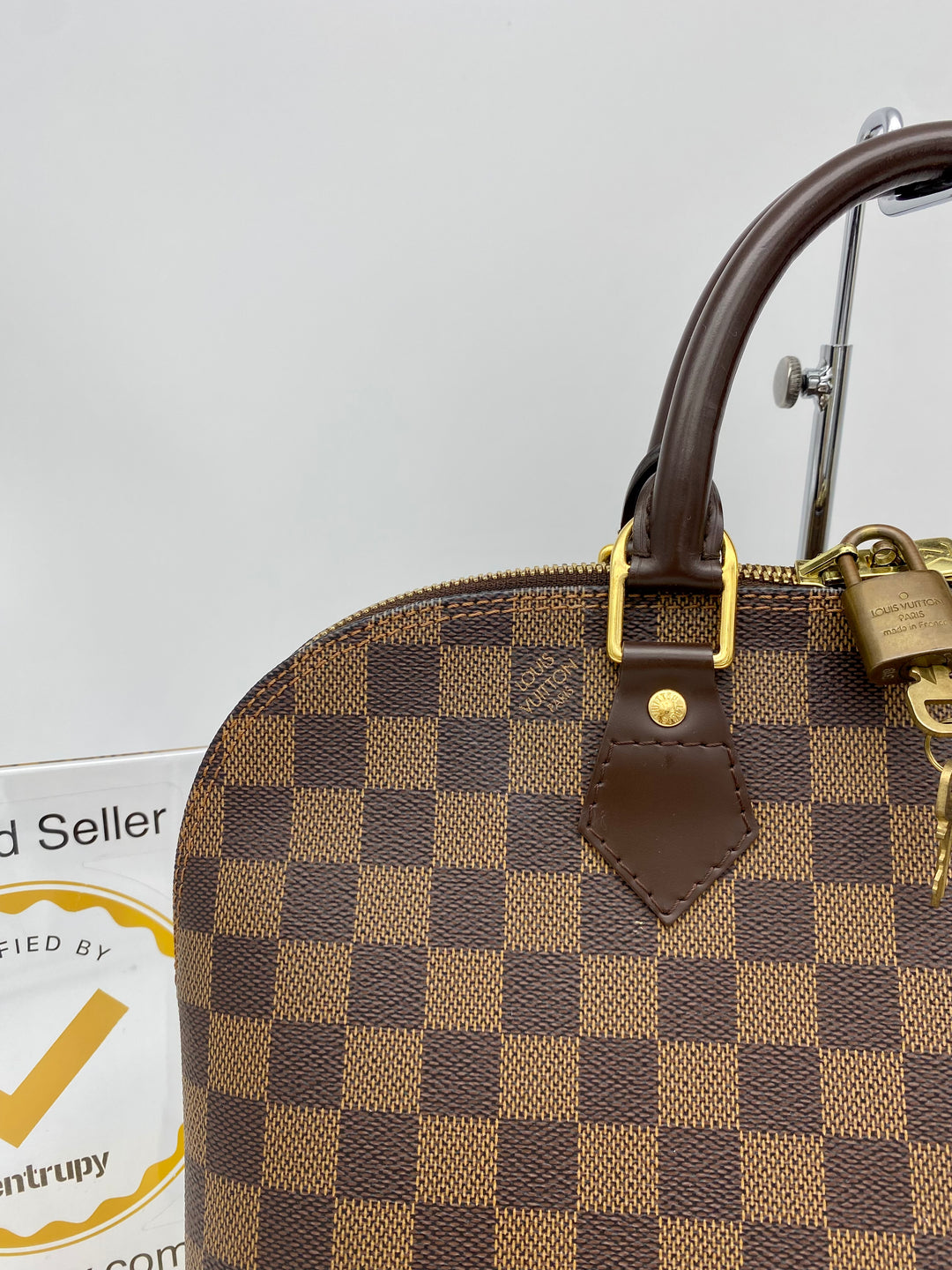 LOUIS VUITTON ALMA PM DAMIER EBENE