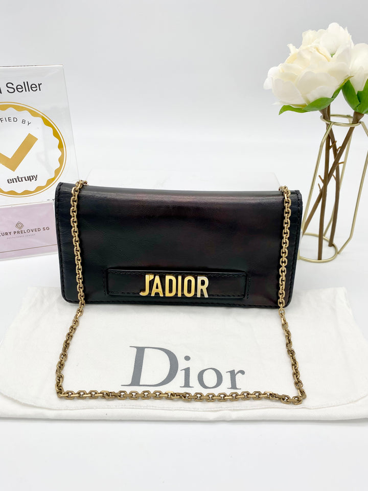 CHRISTIAN DIOR JADORE VINTAGE WALLET ON CHAIN