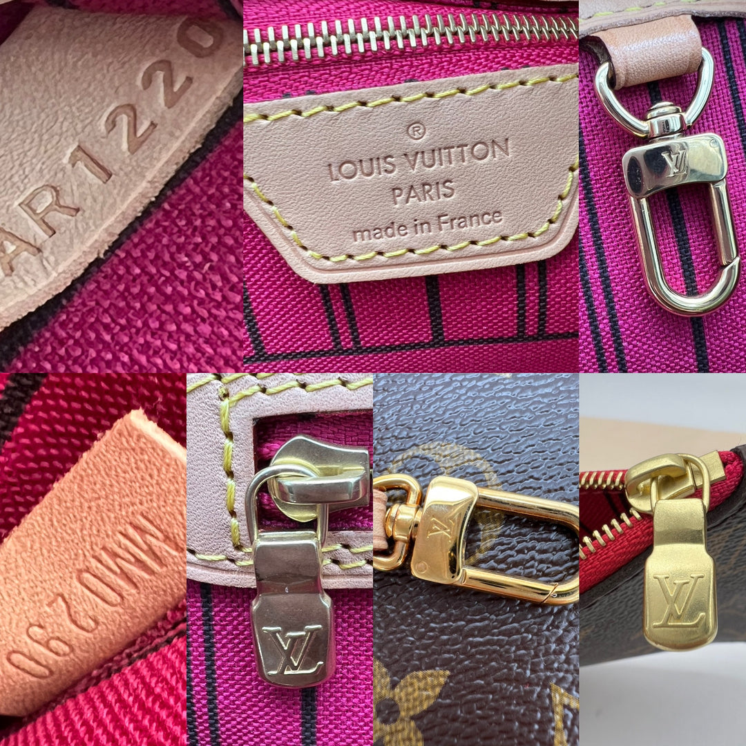 LOUIS VUITTON NEVERFULL PM MONOGRAM W/POUCH